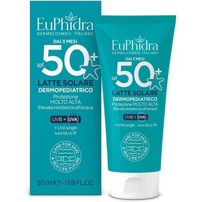 Euphidra Kaleido Latte Solare Bambini SPF50+ - Protezione Pelle Sensibile Euphidra Kaleido Latte Solare Bambini SPF50+ - Protezione Pelle Sensibile