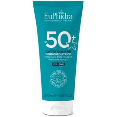 Euphidra SPF50+ Krem do opalania dla dzieci 200ml - Bardzo wysoka ochrona Euphidra SPF50+ Krem do opalania dla dzieci 200ml - Bardzo wysoka ochrona