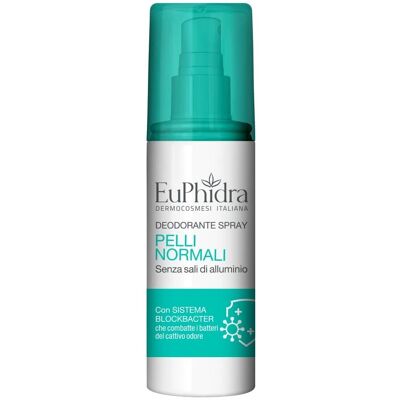 Euphidra Deodorante Spray Pelli Normali 100ml Euphidra Deodorante Spray Pelli Normali 100ml