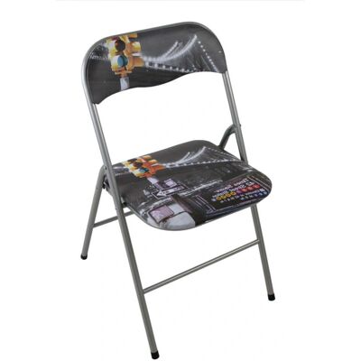 MILANI HOME - Set Di 2 Sedie Slim Pieghevoli New York - Folding chair MILANI HOME - Set Di 2 Sedie Slim Pieghevoli New York - Folding chair
