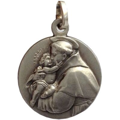 Igj Médaille d'Argent Saint Antoine de Padoue - Médaille en Argent Sterling Saint Paduan - Publicité Igj Médaille d'Argent Saint Antoine de Padoue - Médaille en Argent Sterling Saint Paduan - Publicité