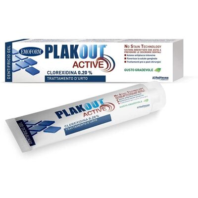 Polifarma Benessere Srl Plakout Active Tandpasta 0,20% 75ml - Antiplaca, Antibacterieel, Mondhygiëne Polifarma Benessere Srl Plakout Active Tandpasta 0,20% 75ml - Antiplaca, Antibacterieel, Mondhygiëne
