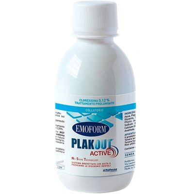 Polifarma Benessere Emoform Plakout Active Collutorio alla Menta - Collutorio Polifarma Benessere Emoform Plakout Active Collutorio alla Menta - Collutorio