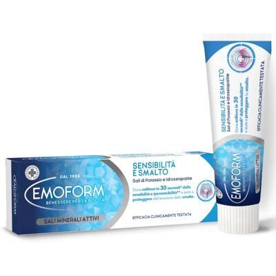 Polifarma Benessere Emoform Sensibilità e Smalto Dentifricio - 75ml Polifarma Benessere Emoform Sensibilità e Smalto Dentifricio - 75ml