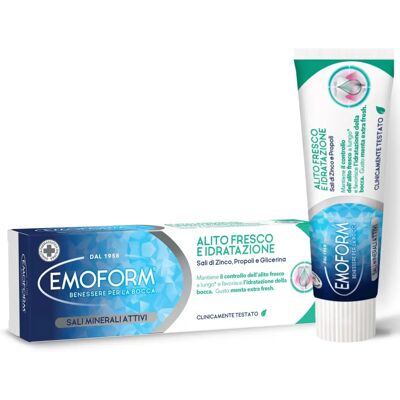 Polifarma Benessere Srl Emoform Frisk Andedräkt Fuktande Tandkräm Polifarma Benessere Srl Emoform Frisk Andedräkt Fuktande Tandkräm