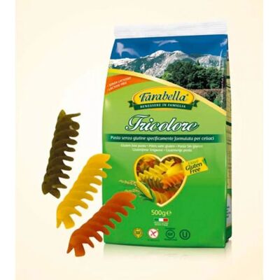 Farabella Fusilli Tricolore Senza Glutine 500 g - Pasta Farabella Fusilli Tricolore Senza Glutine 500 g - Pasta