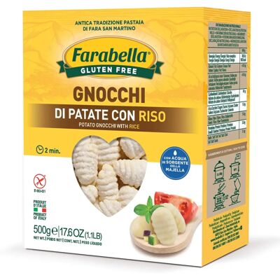 Gnocchi di patate e riso senza glutine Farabella - 500g Gnocchi di patate e riso senza glutine Farabella - 500g