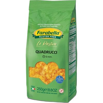Bioalimenta Srl Farabella Pasta Quadrucci - Senza glutine, 250g, Italia Bioalimenta Srl Farabella Pasta Quadrucci - Senza glutine, 250g, Italia