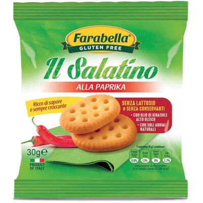Bioalimenta Farabella Il Salatino Paprika - Snack Bioalimenta Farabella Il Salatino Paprika - Snack