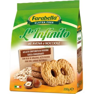 Bioalimenta Infinito Avena Nocciole - Biscotti Bioalimenta Infinito Avena Nocciole - Biscotti