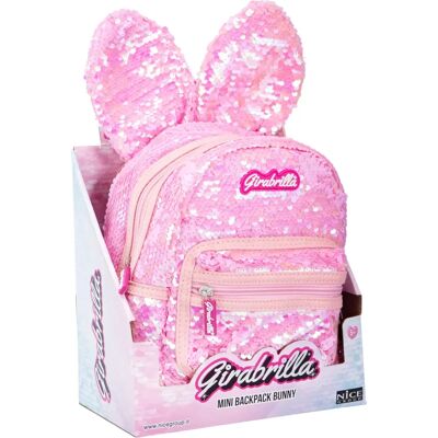 Sac à Dos Lapin Girabrilla Rose Clair - Sac d’École Sac à Dos Lapin Girabrilla Rose Clair - Sac d’École