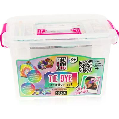 Set tie dye per bambini - Kit completo fai-da-te con 6 colori Set tie dye per bambini - Kit completo fai-da-te con 6 colori