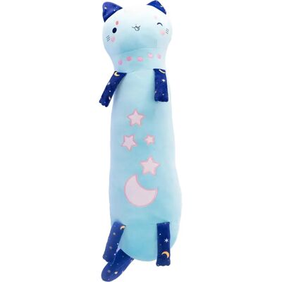 Momomi Fru Blauer Katzenplüsch - Plüschtier - 80cm Momomi Fru Blauer Katzenplüsch - Plüschtier - 80cm