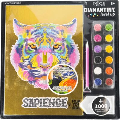 Mosaico 3D Tigre Diamantiny Level Up - Kit d'art en mosaïque Mosaico 3D Tigre Diamantiny Level Up - Kit d'art en mosaïque