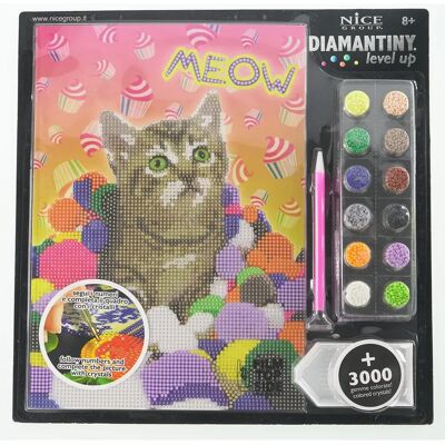 Set de Mosaïque Diamant Nice Group - Kotek Meow - Kit d'artisanat Set de Mosaïque Diamant Nice Group - Kotek Meow - Kit d'artisanat