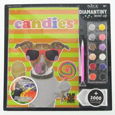 ART Mosaik Diamond Kit - Pies Candies Level Up - Puzzle Art ART Mosaik Diamond Kit - Pies Candies Level Up - Puzzle Art