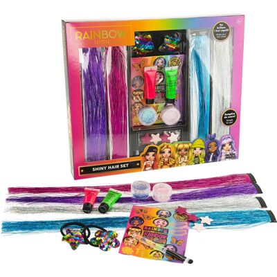 Decora Capeli Rainbow High - Kit Extension Capelli - Arcobaleno Decora Capeli Rainbow High - Kit Extension Capelli - Arcobaleno