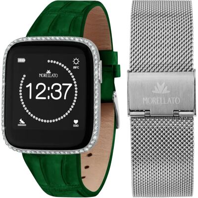 Montre intelligente Morellato M-01 Crystal Light - Vert - Publicité Montre intelligente Morellato M-01 Crystal Light - Vert - Publicité