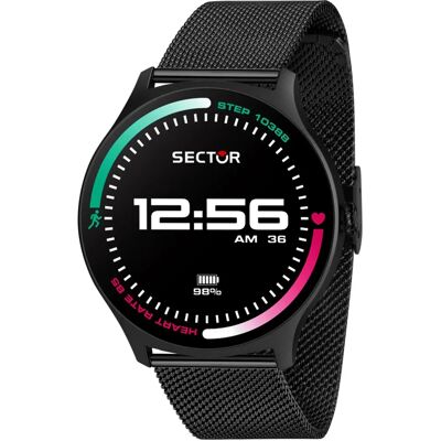 Sector R3253551001 Montre connectée en acier inoxydable noire - Smartwatch - Publicité Sector R3253551001 Montre connectée en acier inoxydable noire - Smartwatch - Publicité