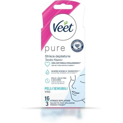Stripes Dépilatoires Visage Veet Minima - Douces & Précises Stripes Dépilatoires Visage Veet Minima - Douces & Précises