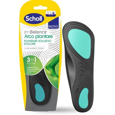 Plantari In-Balance di Scholl - Supporto per Piedi Piatti - S, M, L Plantari In-Balance di Scholl - Supporto per Piedi Piatti - S, M, L