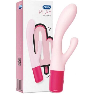 Durex Max Fun Doppia Testa Rosa Vibratore - Giocattolo sessuale Durex Max Fun Doppia Testa Rosa Vibratore - Giocattolo sessuale