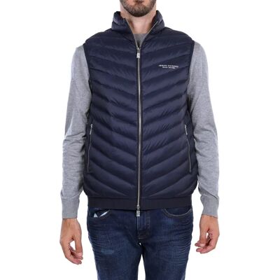 Kamizelka puchowa Armani Exchange (8NZQ52_ZNW3Z) - granatowa Kamizelka puchowa Armani Exchange (8NZQ52_ZNW3Z) - granatowa