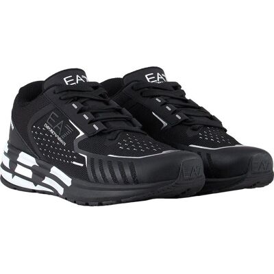 EA7 X8X094_XK239 Chaussures Unisex - Casual, Noir, Lacets - Publicité EA7 X8X094_XK239 Chaussures Unisex - Casual, Noir, Lacets - Publicité
