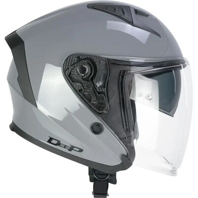 Casco Deep Mono Gris - Casque jet moto - Casque de moto - Publicité Casco Deep Mono Gris - Casque jet moto - Casque de moto - Publicité