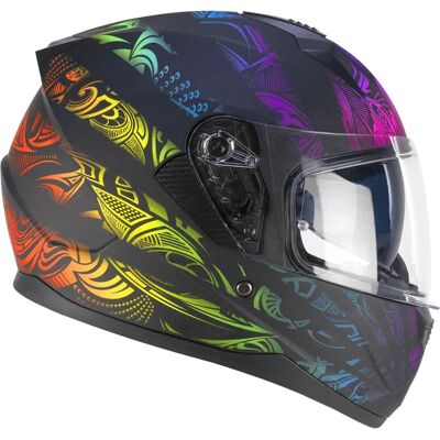 Casco de Moto Ska-P 3MHS - Diseño angular moderno - Preparado para Pinlock - Visor solar interno - Múltiples entradas de aire Casco de Moto Ska-P 3MHS - Diseño angular moderno - Preparado para Pinlock - Visor solar interno - Múltiples entradas de aire