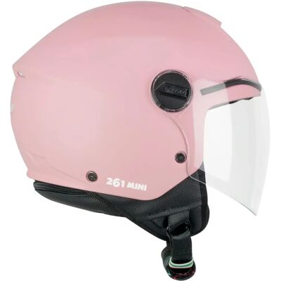 Casco Moto Jet Bambino CGM 261a Mini Mono Roze - Motorhelm voor kinderen Casco Moto Jet Bambino CGM 261a Mini Mono Roze - Motorhelm voor kinderen