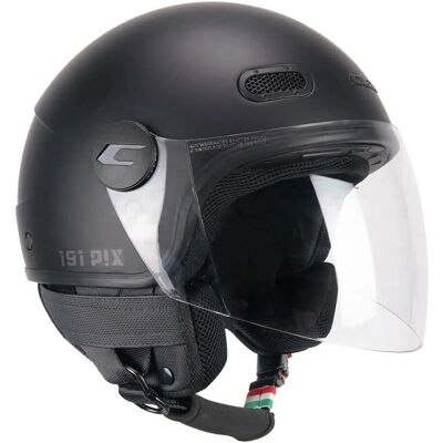 Motorhelm CGM 191A PIX Mono Zwart mat lange maat S - Motorradhjelm Motorhelm CGM 191A PIX Mono Zwart mat lange maat S - Motorradhjelm