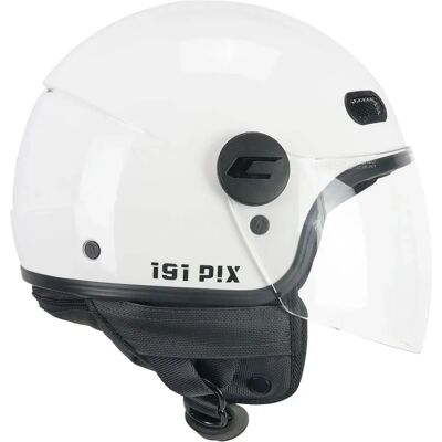 Casco Moto Jet CGM 191A PIX Mono Bianco Taglia Lunga 2XL - Casco Moto Casco Moto Jet CGM 191A PIX Mono Bianco Taglia Lunga 2XL - Casco Moto