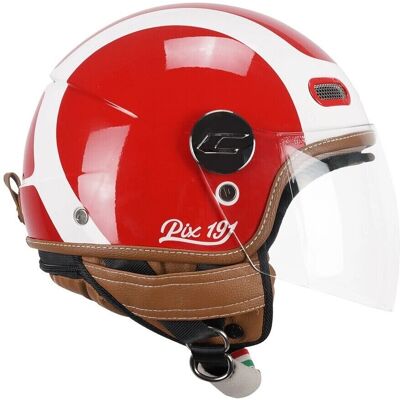 CGM - 191G PIX SPRINT - Rosso Bianco - XS - Helmet CGM - 191G PIX SPRINT - Rosso Bianco - XS - Helmet