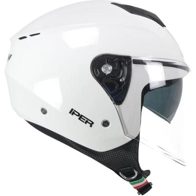 Casco Casco IPER MONO Vit - Motorcykelhjälm Casco Casco IPER MONO Vit - Motorcykelhjälm