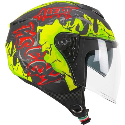 Casco Casco Moto Jet CGM 126X IPER ALERT - Casque moto - Publicité Casco Casco Moto Jet CGM 126X IPER ALERT - Casque moto - Publicité