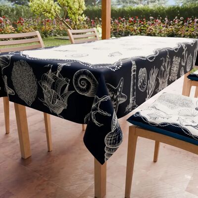 PETTI ARTIGIANI ITALIANI Marino Waterafstotende rechthoekige tafelkleed - 140x180 cm PETTI ARTIGIANI ITALIANI Marino Waterafstotende rechthoekige tafelkleed - 140x180 cm