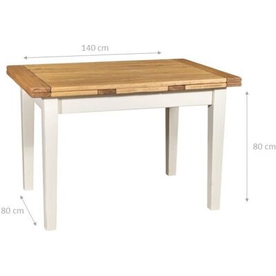Biscottini - Mesa extensible Country tilo - Esstisch Biscottini - Mesa extensible Country tilo - Esstisch