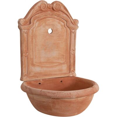 BISCOTTINI Wandgartenbrunnen - Handgefertigte toskanische Ton - Wetterfester Schmuck BISCOTTINI Wandgartenbrunnen - Handgefertigte toskanische Ton - Wetterfester Schmuck
