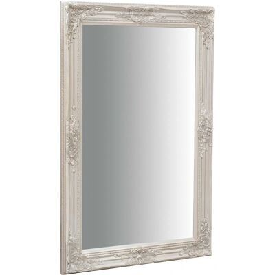 Made in Italy Wall Mirror - Vintage Silver Rectangular Decor Made in Italy Wall Mirror - Vintage Silver Rectangular Decor