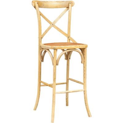 BISCOTTINI - Thonet-style Bar Stool - Ash - Bar Stool BISCOTTINI - Thonet-style Bar Stool - Ash - Bar Stool