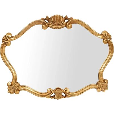 Espejo de pared vintage con acabado en pan de oro - Italia Espejo de pared vintage con acabado en pan de oro - Italia