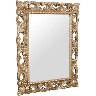 Biscottini Antique Silver Wall Mirror - Wall Mirror Biscottini Antique Silver Wall Mirror - Wall Mirror