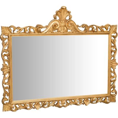 Biscottini Vintage Gold Wall Mirror - Wall-Mounted Decor Biscottini Vintage Gold Wall Mirror - Wall-Mounted Decor