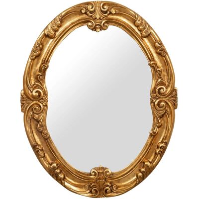 Biscottini - Specchio ingresso barocco oro 105x85 cm - Dorado hoja de oro antiguo - Madera - Espejo Biscottini - Specchio ingresso barocco oro 105x85 cm - Dorado hoja de oro antiguo - Madera - Espejo