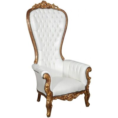 BISCOTTINI - Silla Trono Louis XVI French Style - Buche-Holz BISCOTTINI - Silla Trono Louis XVI French Style - Buche-Holz