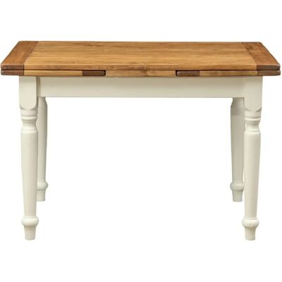 Biscottini - Solid wood extendable dining table 120x80cm - Made in Italy Biscottini - Solid wood extendable dining table 120x80cm - Made in Italy