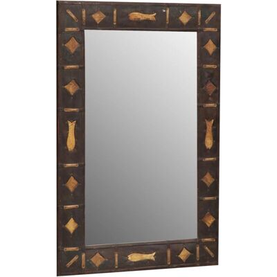Unknown 93x61x3 cm - Materiale legno - Stile vintage - Origine Italia - Specchio Unknown 93x61x3 cm - Materiale legno - Stile vintage - Origine Italia - Specchio