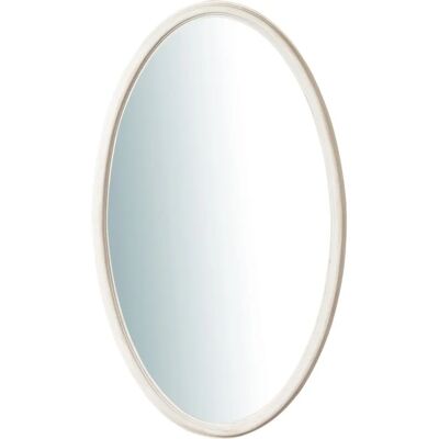 Espejo de Pared Blanco Envejecido Biscottini - Decoración Vintage Espejo de Pared Blanco Envejecido Biscottini - Decoración Vintage