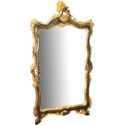 Biscottini Goud Zwart Wandspiegel - Vintage Italiaans Decor Biscottini Goud Zwart Wandspiegel - Vintage Italiaans Decor